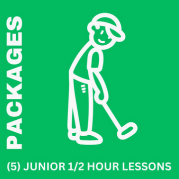 Packages - (5) JUNIOR 1/2 HOUR LESSONS